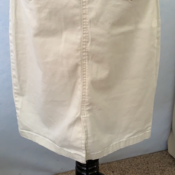 Cream Khaki Skirt Blu Y2 - Picture 8 of 11